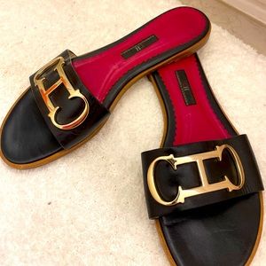 Carolina Herrera leather sandals